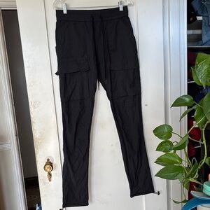 PacSun mens S W30-L34 32 black slim cargo pants